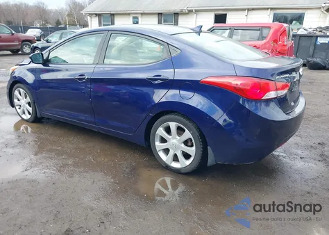2013 Hyundai Elantra Limited z USA, uszkodzony, nr VIN 5NPDH4AE4DH450772